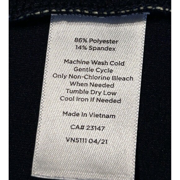 Talbots Blue Track Jacket 50+ UPF Protection Activewear Size Large‎ LRD1-2 - Picture 8 of 8